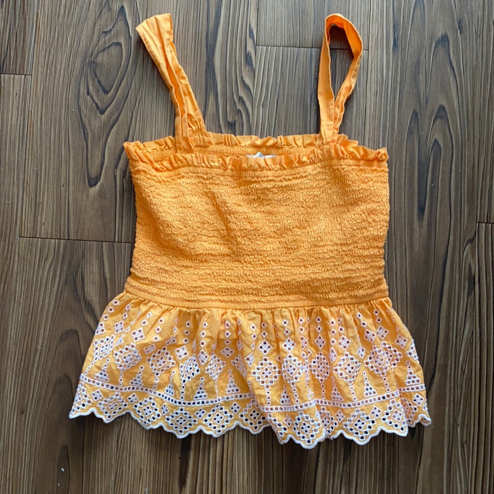 Orange Loft Tank